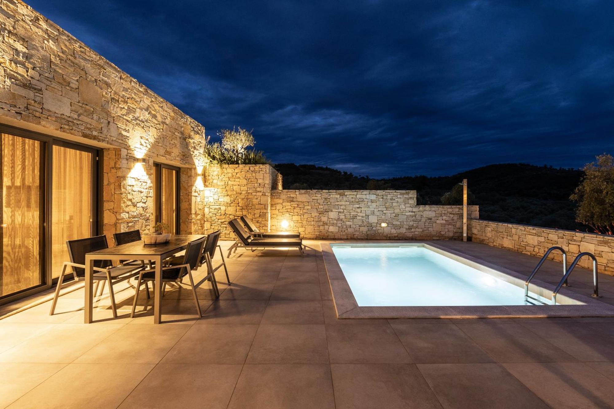 Fari Stone Villas Skála Marión Eksteriør billede