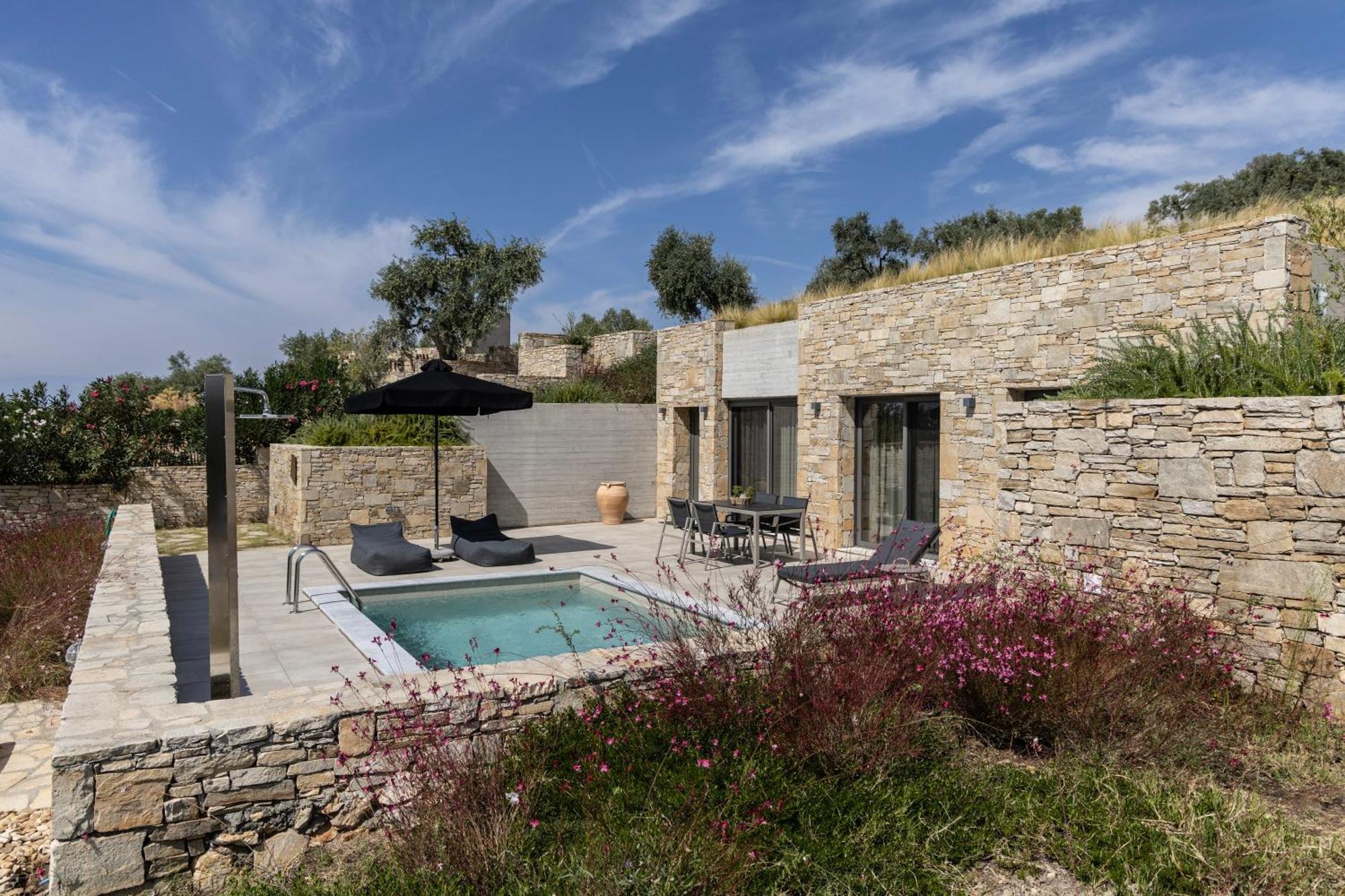 Fari Stone Villas Skála Marión Eksteriør billede