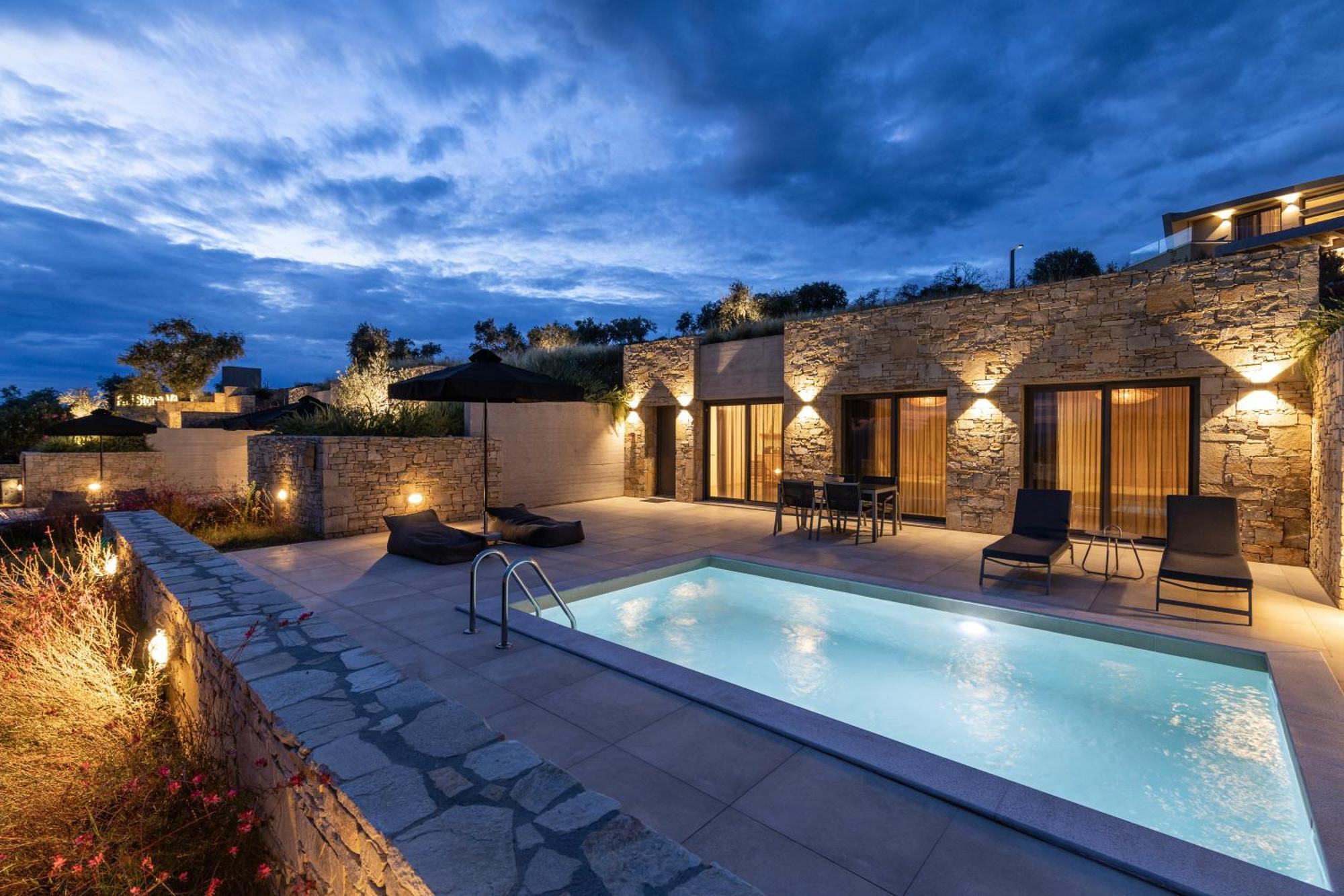 Fari Stone Villas Skála Marión Eksteriør billede