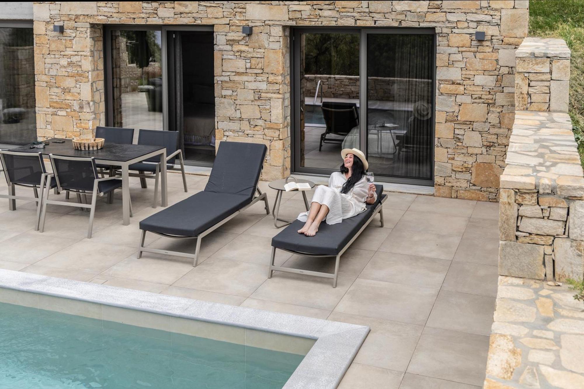 Fari Stone Villas Skála Marión Eksteriør billede