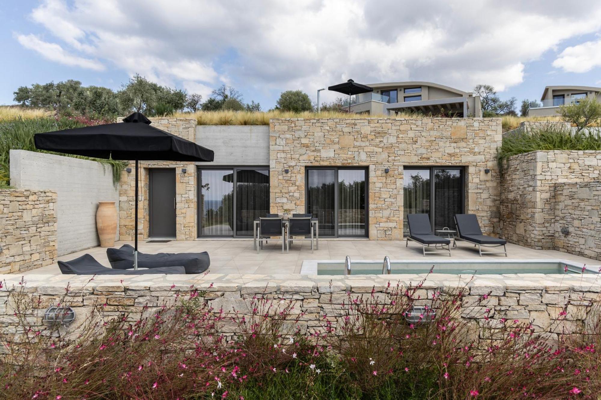 Fari Stone Villas Skála Marión Eksteriør billede