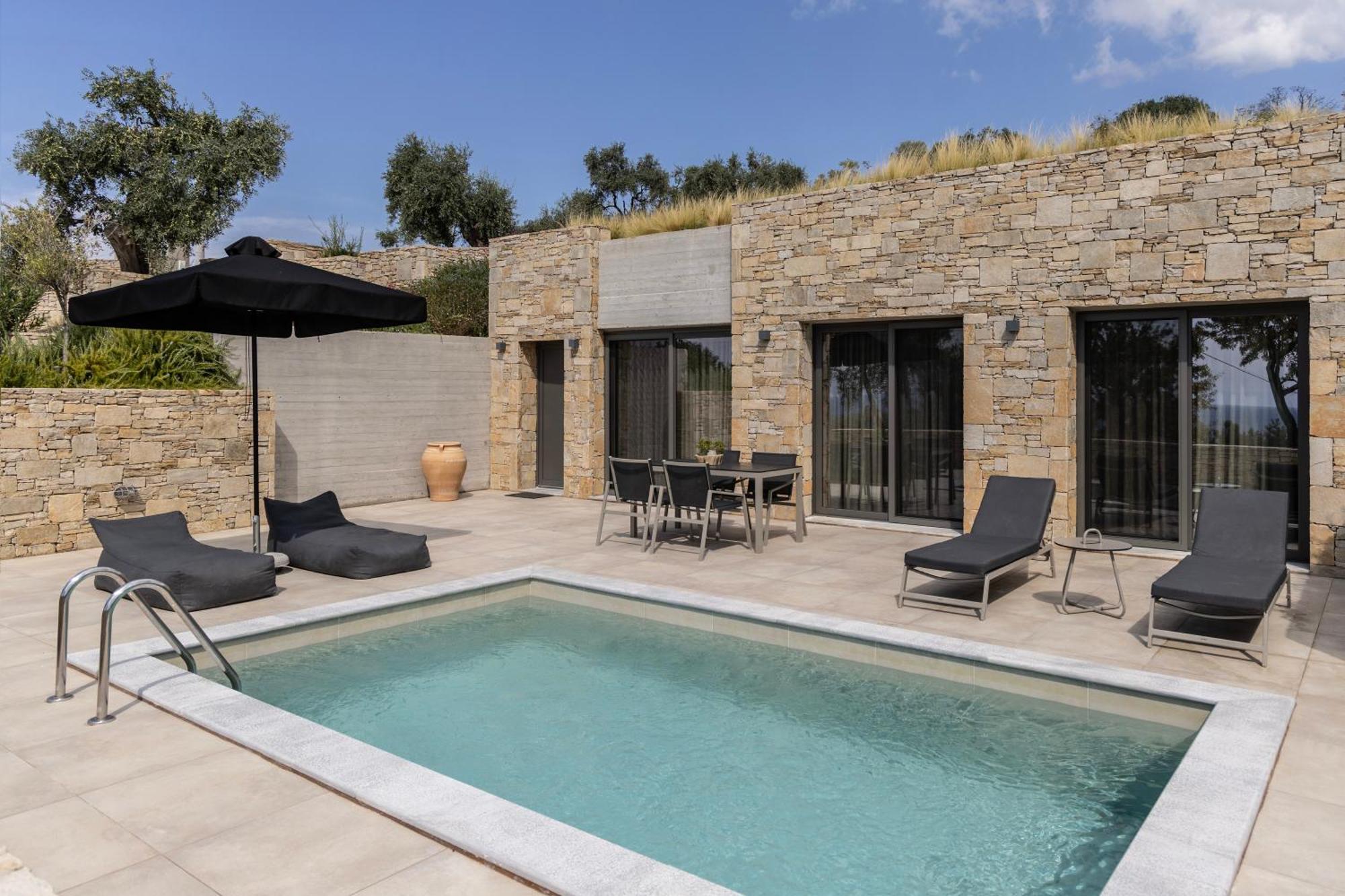 Fari Stone Villas Skála Marión Eksteriør billede