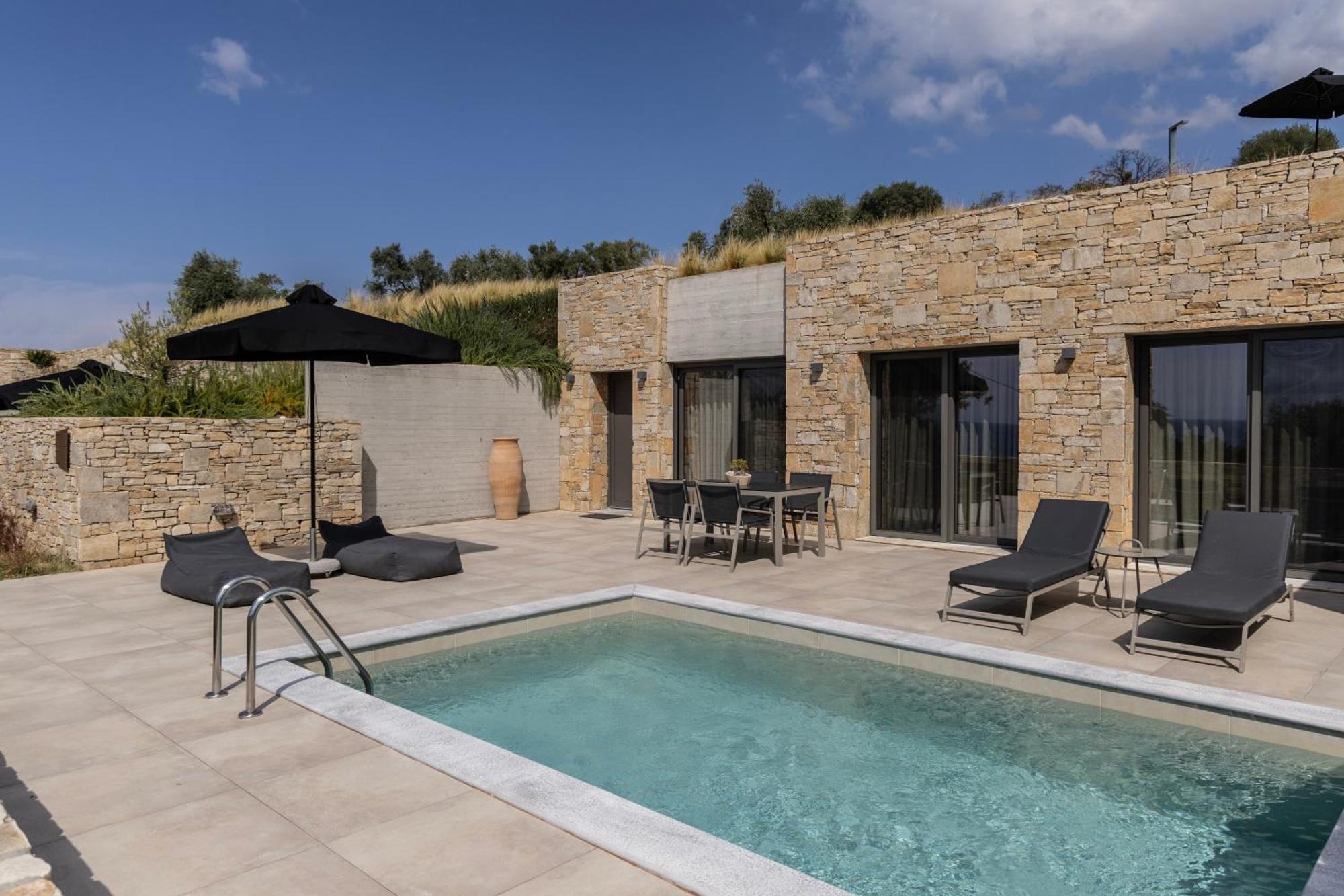 Fari Stone Villas Skála Marión Eksteriør billede
