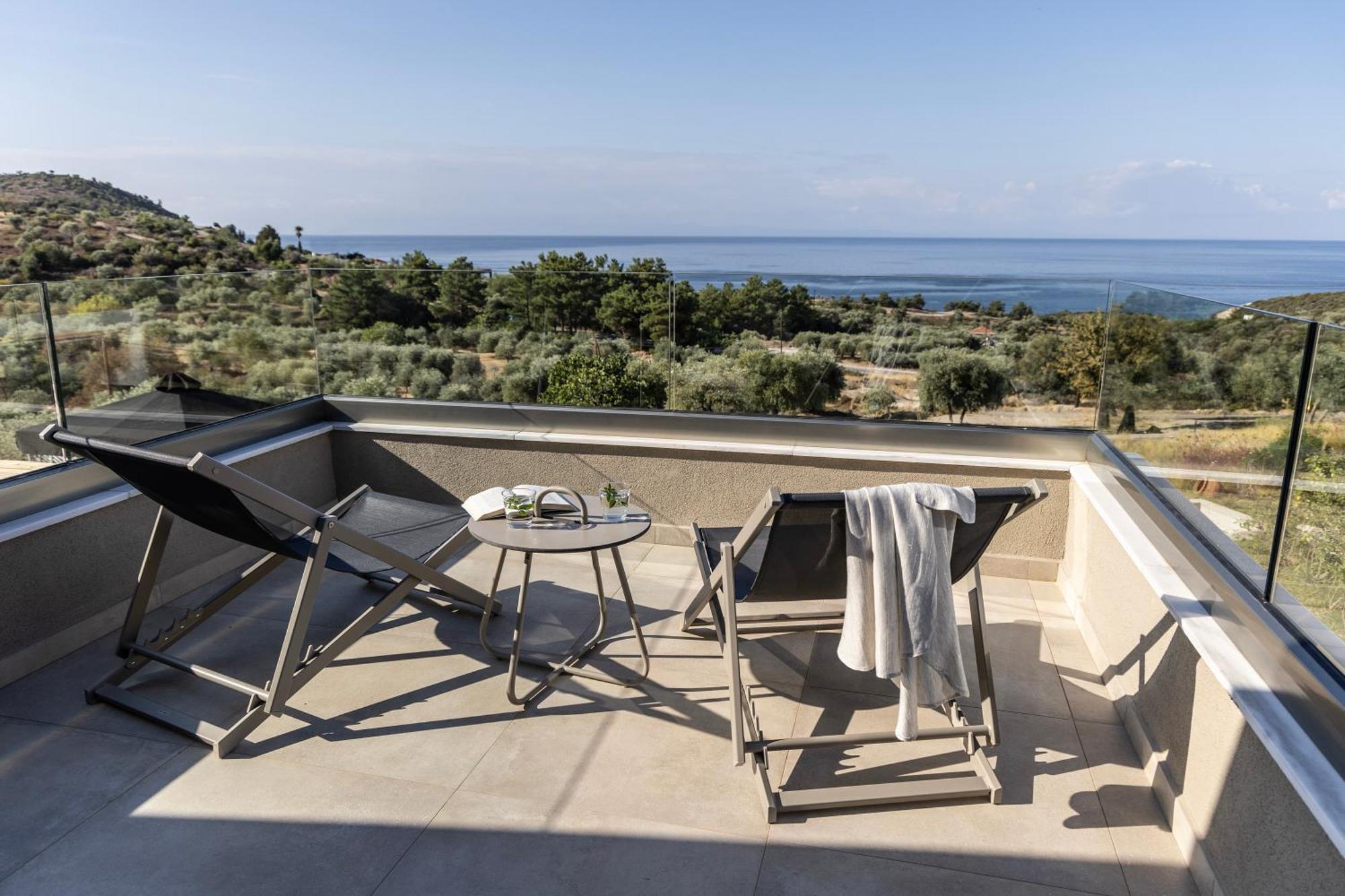 Fari Stone Villas Skála Marión Eksteriør billede