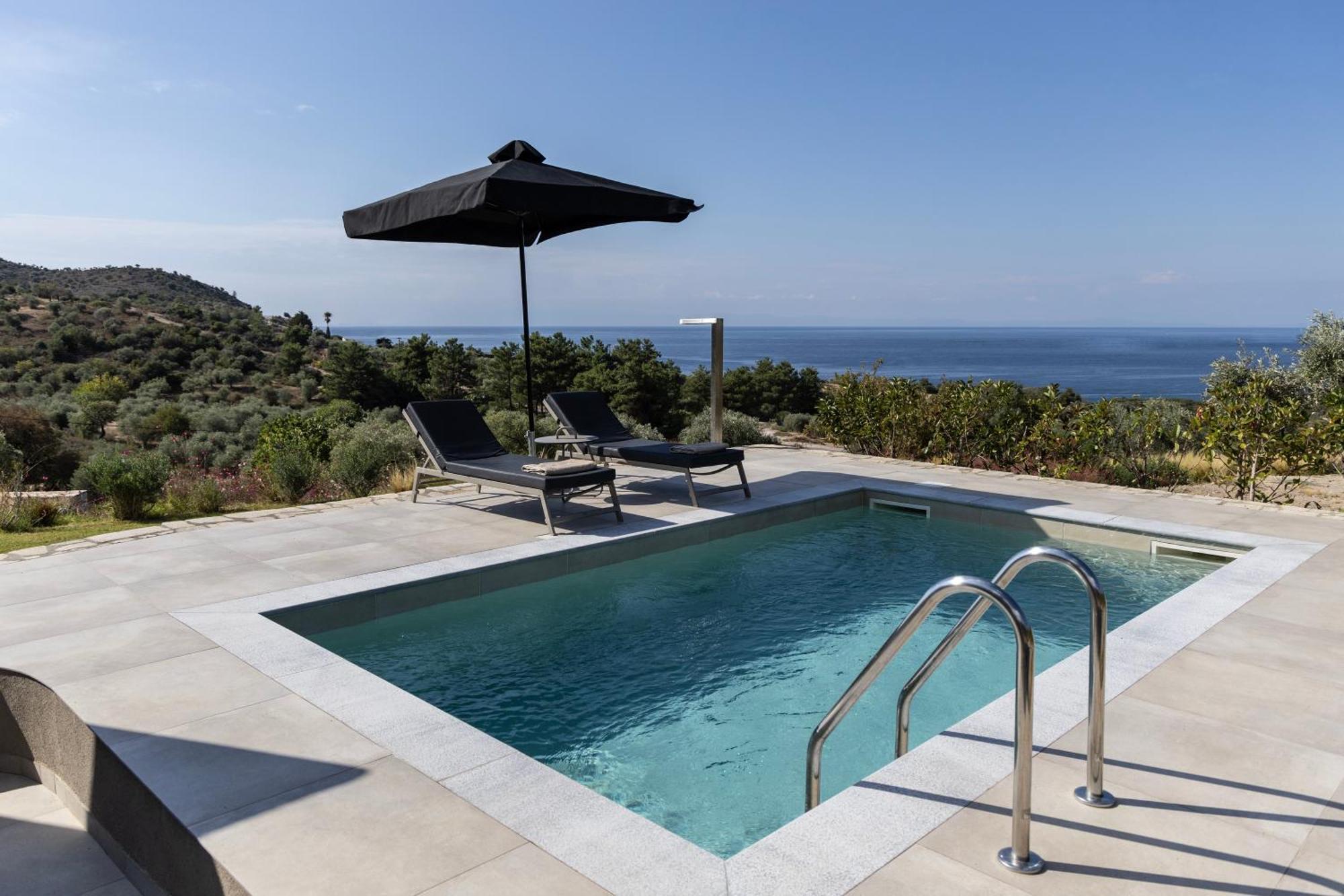 Fari Stone Villas Skála Marión Eksteriør billede