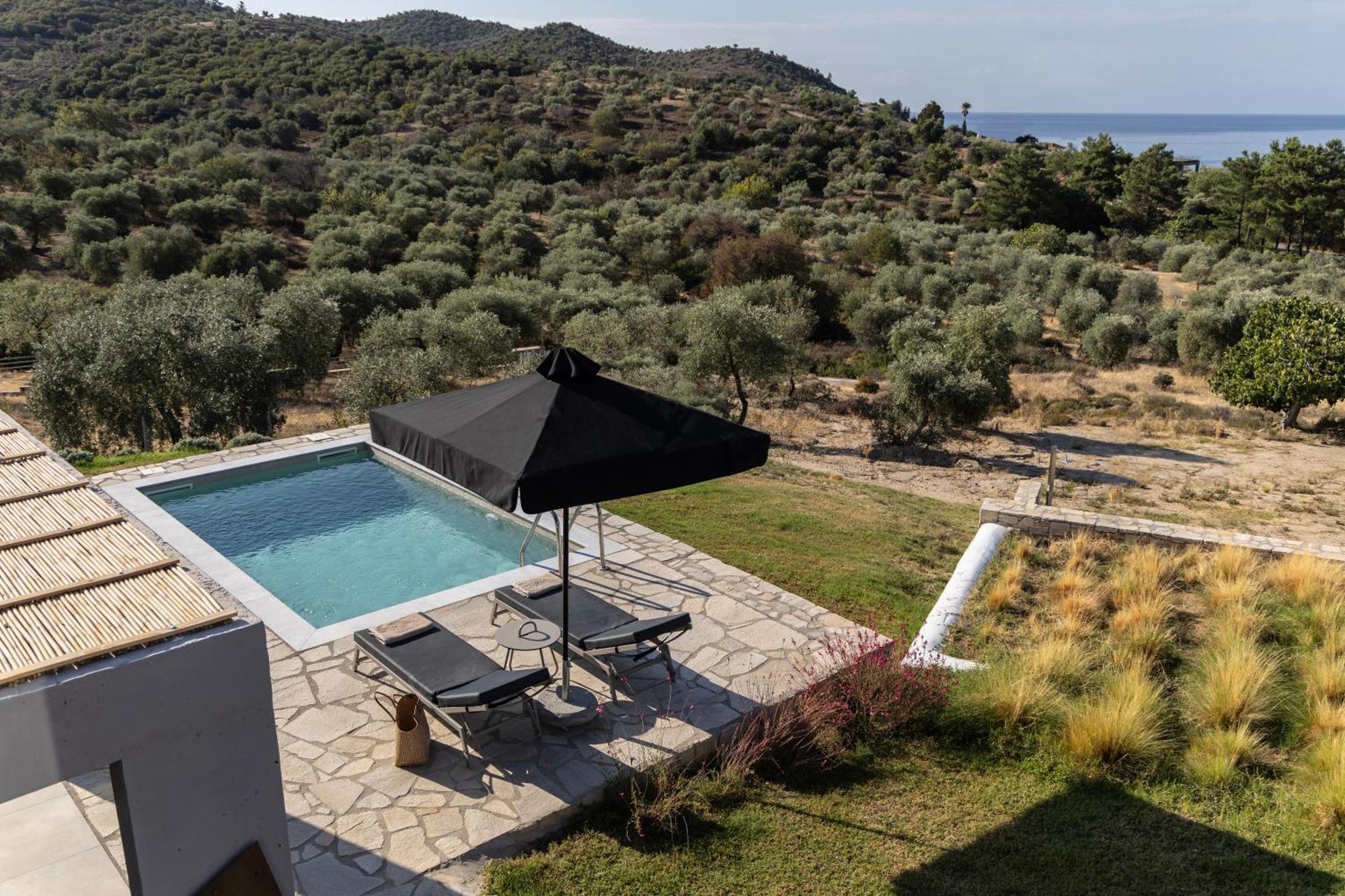Fari Stone Villas Skála Marión Eksteriør billede