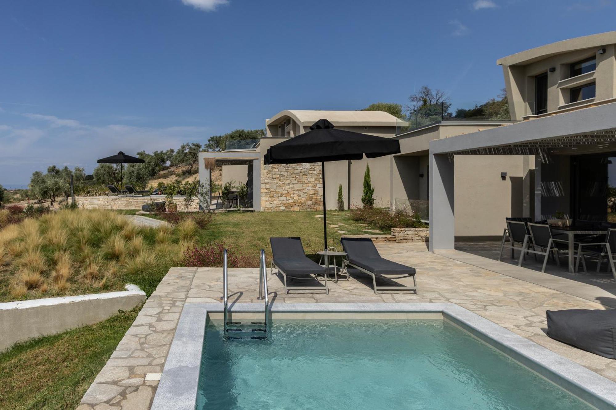 Fari Stone Villas Skála Marión Eksteriør billede