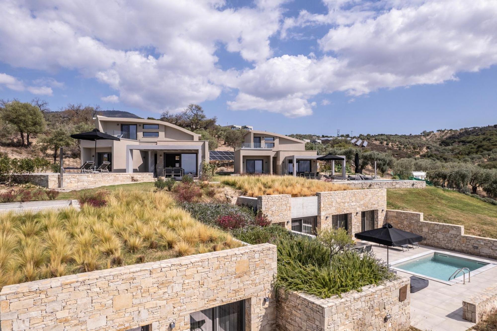 Fari Stone Villas Skála Marión Eksteriør billede