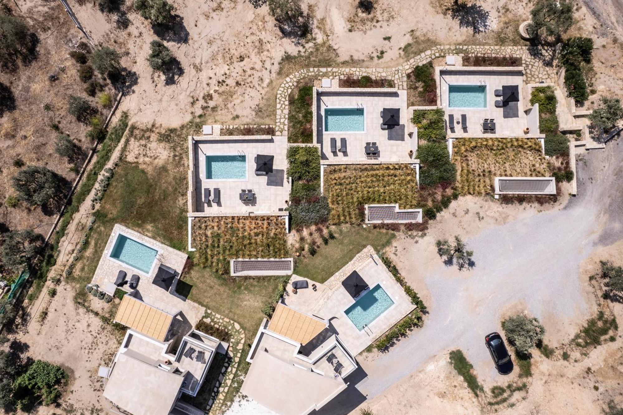 Fari Stone Villas Skála Marión Eksteriør billede